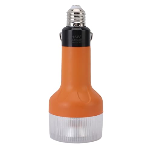 Hyuduo Bombilla LED Recargable E27 E26 Batería de Emergencia Bolsa de Respaldo de 1800 MAh Camping Portátil con Base de Lámpara Retráctil para un Apagón para Uso Al Aire Libre