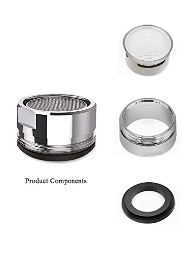 Smprac 6 Pack Faucet Aerator Bathroom Sink,Kitchen Faucet Aerator,Brass 15/16" Male Thread Aerator(Male Thread) #TOP5