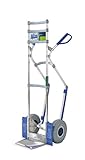 Tragkraft: 200 - 250kg, Ø 260 mm AIRLEX-Reifen aus geschäumten Polyurethan / Für Garten, Lager, Umzug / seitliche Stützen für sperrige Güter