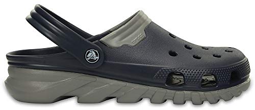 Image of crocs Unisex Duet Max Navy and Smoke Clogs and Mules - M6W8