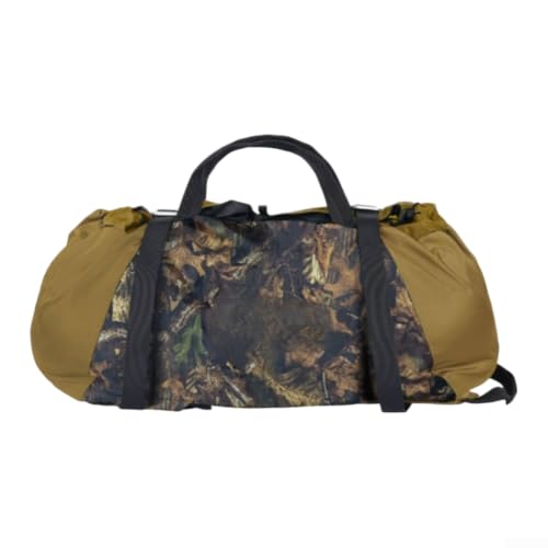 Rock Climbing Rope Bag 25 Litre with Tarp Mat - for durable Storage Sack for 80-100m Ropes and Gear(Deep Camo 40 * 28 * 25cm)