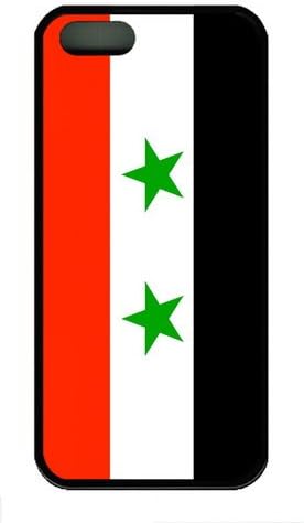 Syria Flag TPU Case Cover For iPhone 5 and iPhone 5S Black
