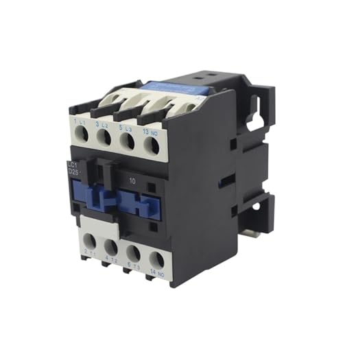Contacteur CA LC1-D25 25A tripolaire sur rail DIN avec contact normalement ouvert