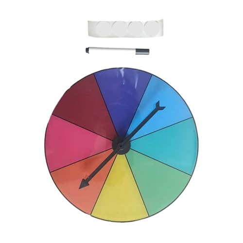 GKOXUQ Tabletop Prize Turntable Erasable Reusable Fortunes Wheel Fortunes Party Turn Plate Wheel Prize Spinnings Game Enduring