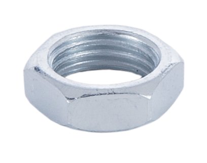 B&P Lamp® Zinc Plated 1/4F Heavy Steel Nut