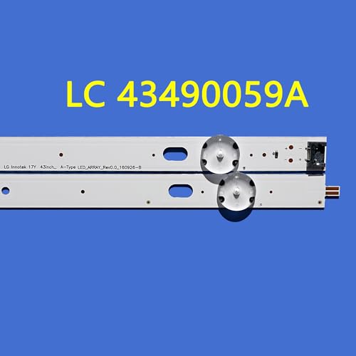 Tira de LED para iluminación trasera compatible con LC43490059A 4