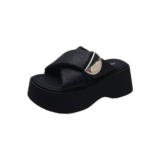 [ZGHQHCDRH] �����p�V���[�Y �N���X�f�U�C�� ������� ���� �u���b�N ���� ���[�L���O����(22.5 cm/35,�u���b�N)