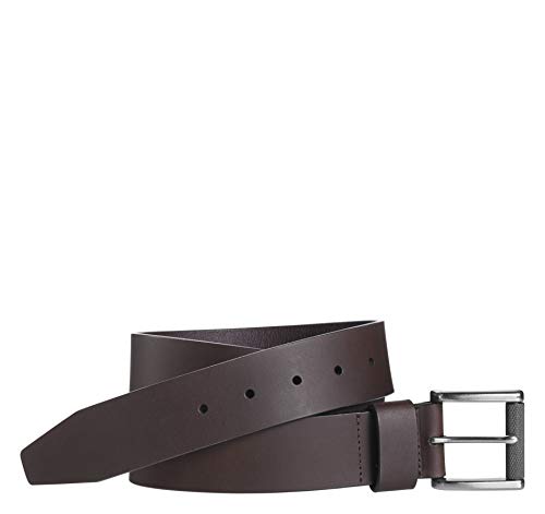 Johnston & Murphy Mens Roller Buckle Belt Brown 38 One Size