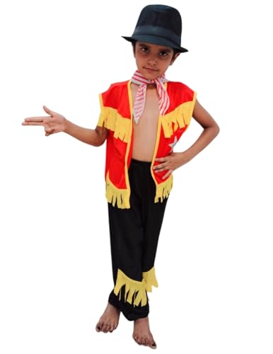 Image of BookMyCostume American Cowboy International Kids Fancy Dress Costume - Halloween Theme - Imported 3-4 years
