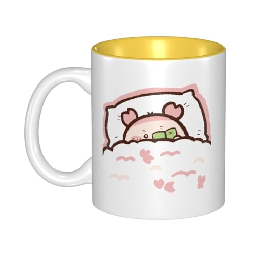 マグカップ ちいかわ カニちゃん コーヒーカップ 陶磁器 ミルクコップ おしゃれ 持ちやすい 耐熱 耐冷 人気 かわいい プレゼント 母の日 記念日 電子レンジ対応 330ml