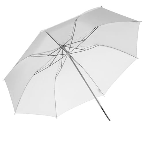 Paraguas suave blanco translúcido para fotografía y video, luz de estudio fotográfico, 37 pulgadas