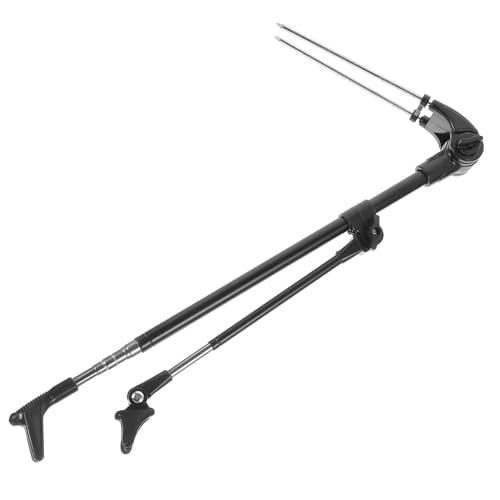 Toddmomy Fishing Rod Holders for Boat Marine Fishing Pole Rack Stainless Steel Construction Quick Install Wall Mount Anti-slip Base