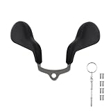 UPIONIC Replacement Nose Pad Bridge Piece, Screw-in Nose Pads, Anti-Slip Integrated Eyeglass Nose Pad Bridge Replacement