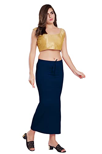 Image of RANI SAAHIBA Women's Stretchy Slim Fishcut Petticoat Cotton Shapewear