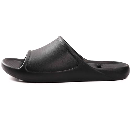 Shower Shoes for Women and Men Pool Slides Sandals Soft Cushioned Anti-Slip Slides Slippers Comfort Arch Support Quick Drying Shower Shoes with Drain Holes Bathroom Massage Slide Sandals3