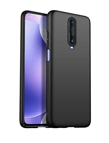Image of Mobile Back Cover Case for Xiaomi Poco X2 (Silicone Case|CameraProtection|Black SC1510)