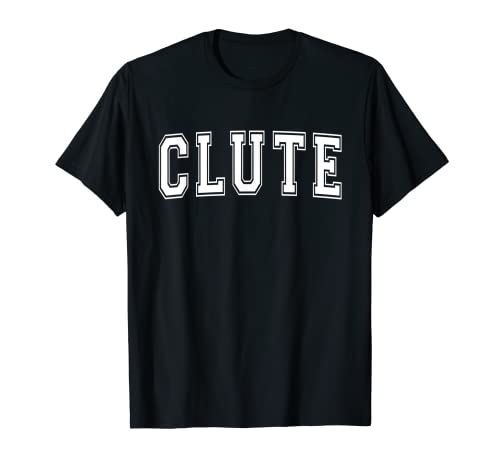 CLUTE TX TEXAS USA Vintage Sport Varsity Style T-Shirt