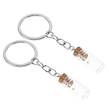 Fabrication artisanale : le porte-clés en forme de petite bouteille en verre allie durabilité et élégance, faisant de ce porte-clés graine de moutarde un accessoire à la fois symbolique et religieux