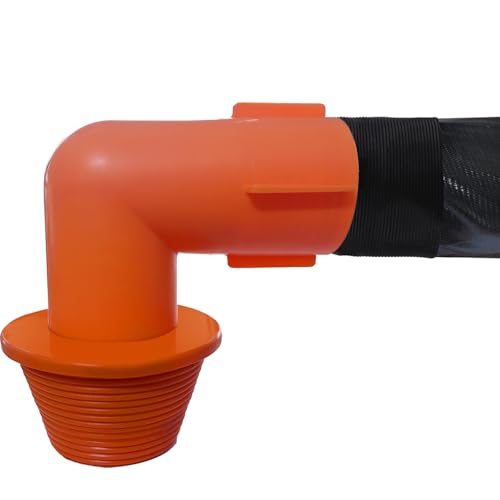 Image of H&G Lifestyles Sewer Adapter Hose Seal, Flexible Fittings Makes Connection to RV Sewer Hose Inlets, Compatible with 3 inch NPT Sewer Hose,Easy Installation and Removal