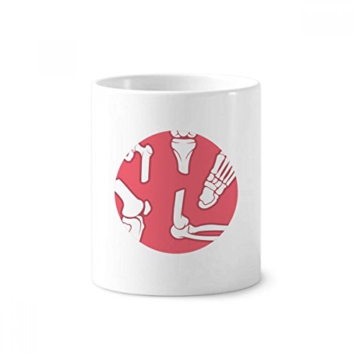 Porte-stylo squelette humain tasse céramique cadeau original pour étudiant