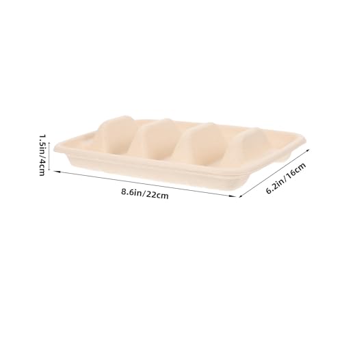 Platos desechables resistentes para tacos y burritos 50 uds 3