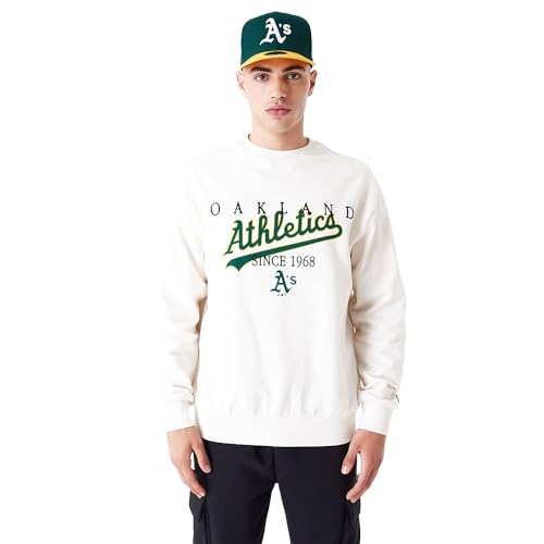 New Era MLB Lifestyle Oakland Athletics - camisola para homem, Branco