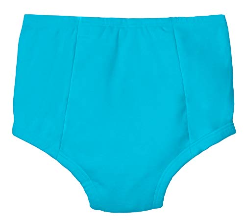 Image of City Threads Boys & Girls Training Underwear Pants Panties Underpants for Potty Training Kids Toddlers - All Cotton For Sensitive Skins SPD Sensory Friendly Clothing, Turquoise, 12 /18m