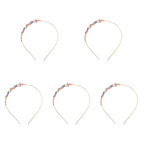 Bandeau pentagramme accessoire cheveux indépendance ajustée antidérapante pour fête de danse