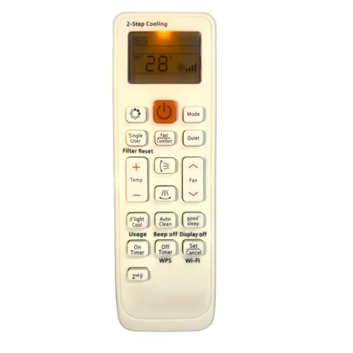 Image of Upix AC Remote No. 90A (with Backlight), Compatible /Replacement for Samsung AC Remote Control (Exactly Same Remote Will Only Work)