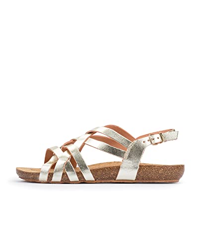 Yokono Sandalia Plana Ibiza 186 Dorado