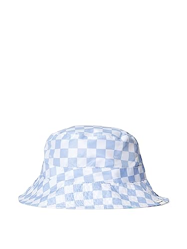 Happy Nation Girls Reversible Bucket Hat, Optic White Check, Small/Medium