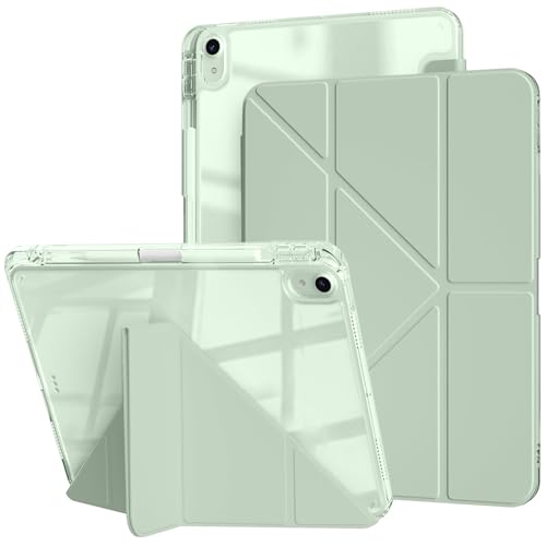 Ya en manzanajugosa.com: Newbillion Funda para iPad Air 11 Pulgadas M3/M2 (2025/2024), iPad Air 5ª/4ª Generación 10,9 Pulgadas, Transparente Trasera con Soporte para Lápiz, 6 en 1 Ángulos de Visión Múltiples