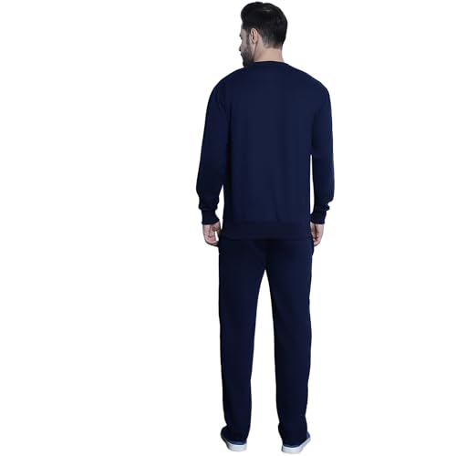 Image of Mack Jonney Printed Round Neck Cotton Fleece Track Suit for Men (Pack of 2)(Kangaroo Pockets)-MACK51565
