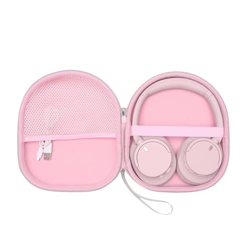 Étui de transport compatible avec casques Sony WH-1000XM4, WH-CH720N, WH-1000XM5, WH-CH520, ULT WEAR, WHCH710N, WH-CH510, rose DR·AMIU