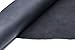 Tooling Leather Sheet 2.0mm Thick Full Grain Cow Hide Leather Crafts Crafting Leather (Pure Black, 12x12inches)