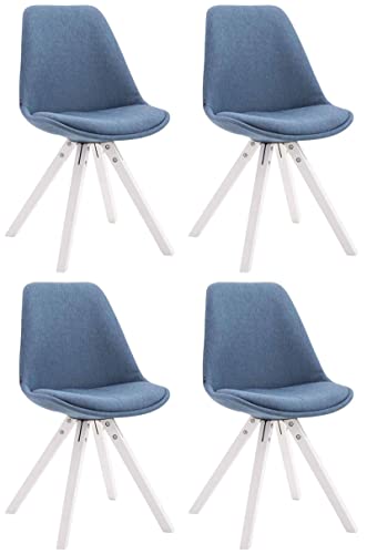 Sillas Comedor Pack 4 Madera con Tela Marca CLP