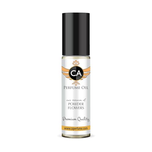 CA Perfume Impression of Powder Flowers for Women Fragrance Oil Floral Scent Long Lasting Perfumes for Women Travel Size TSA Ready Mini Parfum Body Oil Roll-on 0.33 Fl Oz 10ml