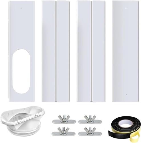 窓用ダクトパネル ダクトパネル エアコンウィンドシールド エアコン用 ポータブル 移動式エアコン用ダクトパネル 工事不要 簡単に取り付け スポットクーラー 移動式エアコン 空調機器用