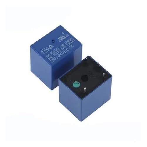 Relé SRU-05VDC-SL-A de 4 pines para control a distancia de luces residenciales