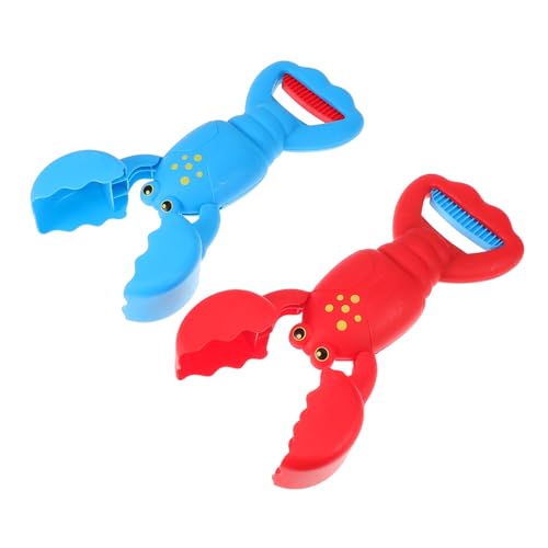Didiseaon Lot De 2 Jouets pour Attraper Le Homard Pince pour Enfants De Plage pour Garçons pour Bac À Sable pour Attraper Le Homard De Plage À Presser Pelle À Sable pour Bac À Sable