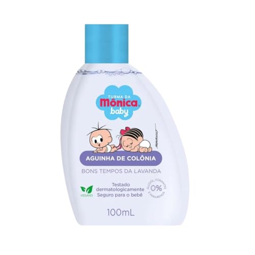 Kit com 3 Uni Aguinha de Colônia Infantil Turma da Mônica Baby 100ml Lavanda