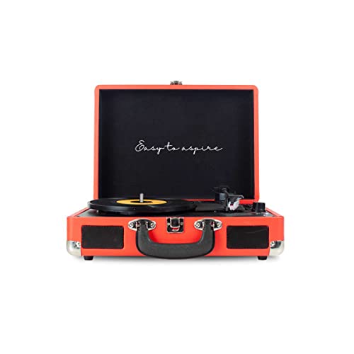 PRIXTON VC400 – Platine Vinyle Vintage – Tourne Disque Vinyle – Lecteur de Musique Via Bluetooth et USB – 2 Haut… - Les Beatles, Paul McCartney, John Lennon, RIngo Starr, George Harrison PRIXTON VC400 - Platine Vinyle Vintage - Tourne Disque Vinyle - Lecteur de Musique Via Bluetooth et USB - 2 Haut…