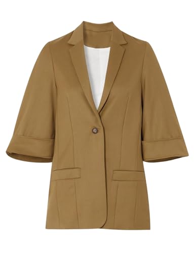 Blazer un bouton femme pour rester au frais en costume