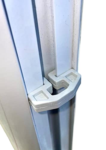 Plastic Goal Net Fixings for Aluminium Soccer Goals, Twist Fit Goal Fixings, Soccer Goal Twist Fit Net Clips, Soccer Goal Net Hook Clips, Pack of 30