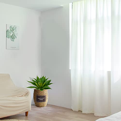 Velener Artificial Agave Plant Set: Faux Aesthetic Plants For Home Decor, Realistic Uv Resistant Fake Agave Plants Without Pot, 18 Inches, Set Of 2 #TOP4