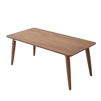 EMOOR Wood Folding Coffee Table Rectangle Large (52x105cm) Natural