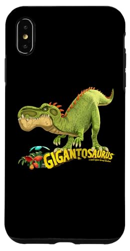 Coque iPhone XS Max Gigantosaurus dinosaure colorée pour enfant