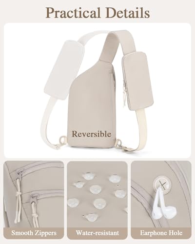 Image of Sling Bag Nylon Crossbody Bags for Women with Anti-theft RFID Blocking Pocket Cross Body Purse Adjustable Shoulder Strap