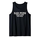 Photo Gallery bad puns that s how eye roll - citazione sarcastica regalo canotta