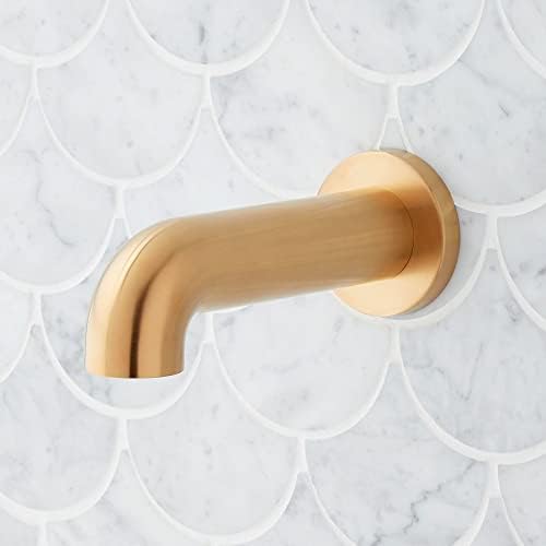 Signature Hardware 483924 Lexia 6-7/8" Tub Spout - Brushed Gold
